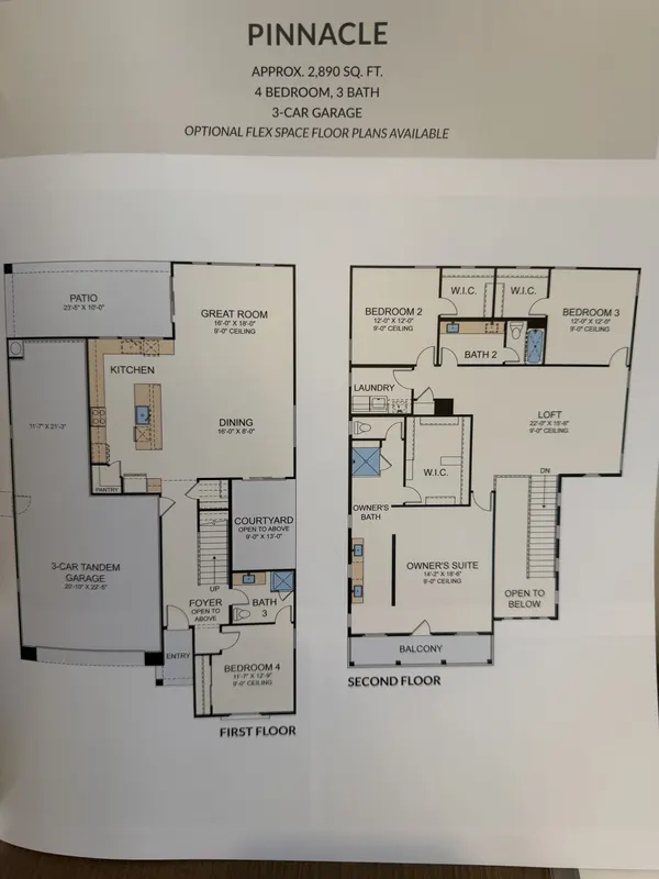 Pinnacle floor plan