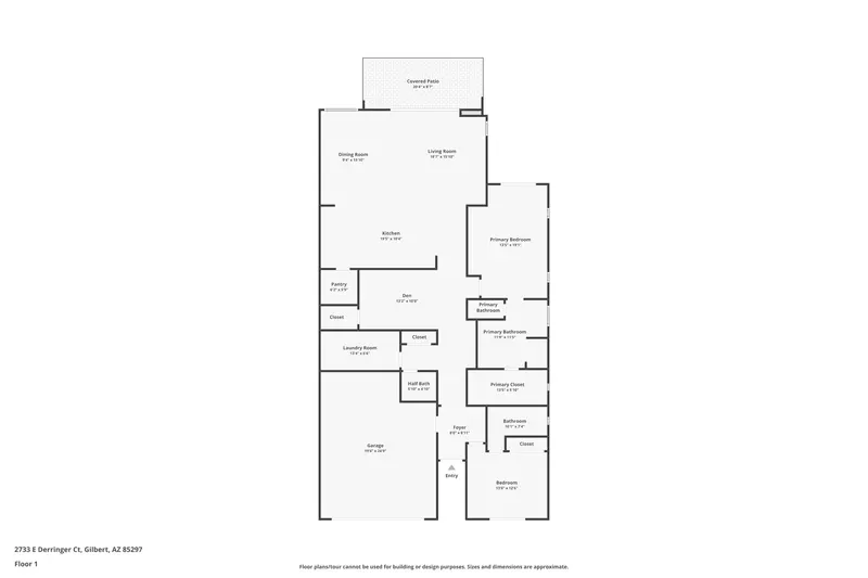 Residence One floor plan